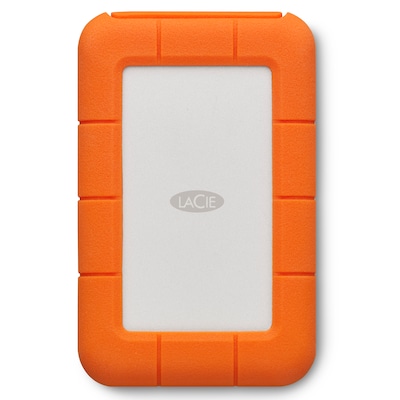 LaCie Rugged Secure 2TB External Hard Drive Portable USB-C USB 3.0 Shock Resistant Encryption Mac PC