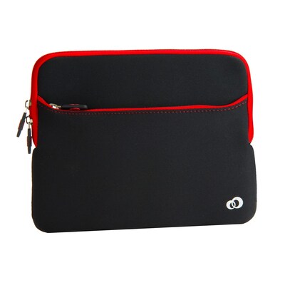 SumacLife Protective Cover case for iPad Pro 10.5 Inch and iPad 9.7 Inch, Black-Red