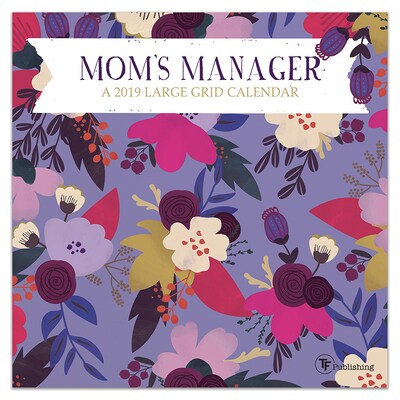 2019 TF Publishing 7 X 7 Moms Manager Mini Calendar (19-2105)