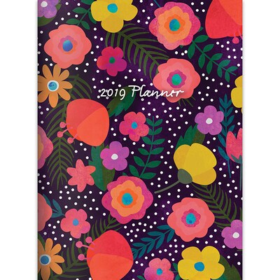 2019 TFI Publishing 7.5 X 10.25 Blooming Monthly Planner (19-4205)