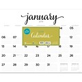 2019 TF Publishing 22 X 17 Script Desk Pad Calendar (19-8204)
