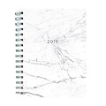 2019 TFI Publishing 6.25 X 8 Marble Medium Weekly Monthly Planner (19-9241)