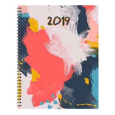 TFI Publishing 2019 Abstract Large Weekly Monthly Planner 9 X 11 (19-9715)