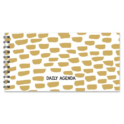 2019 TF Publishing 8.5 X 4 Gold Dots Daily Agenda (99-5724)