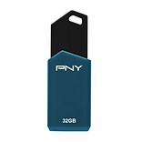 PNY Retract 32GB USB 2.0 Flash Drive (P-FD32GRTCG-GE)