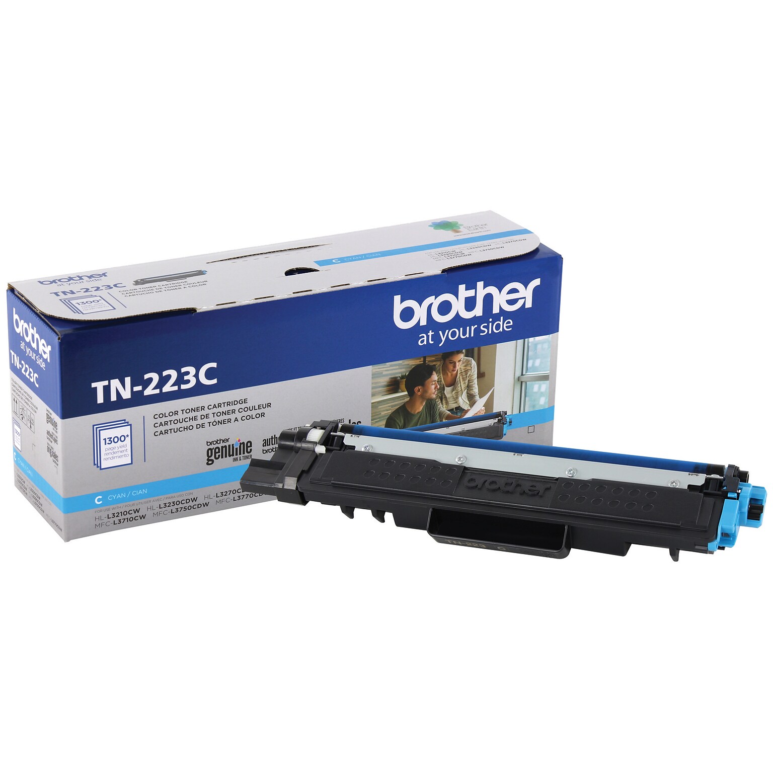Brother TN-223 Cyan Standard Yield Toner Cartridge (TN223C)