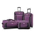 American Tourister Fieldbrook XLT, 4-Piece Set, Purple/Black (92288-2648)