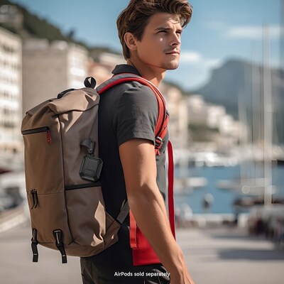 SaharaCase Raider Series Heavy-Duty Case for Apple AirPods 4, Scorpion Black, (HP00177)