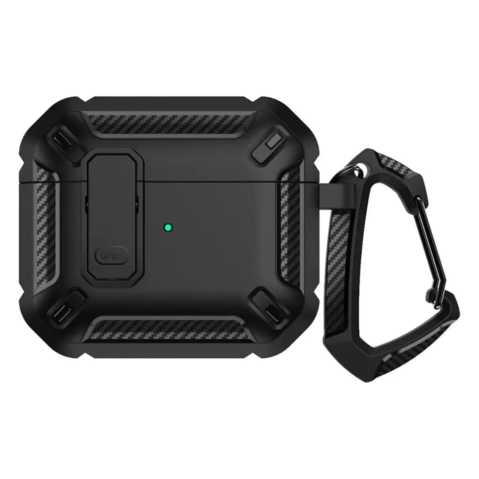 SaharaCase Raider Series Heavy-Duty Case for Apple AirPods 4, Scorpion Black, (HP00177)
