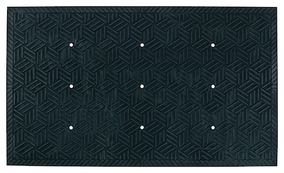 M + A Matting SuperScrape Plus Mat with Holes Black 4x6 (5559000046)