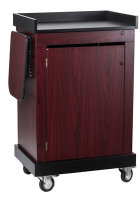 Oklahoma Sound Corp® Lecterns, Smart Cart, Mahogany