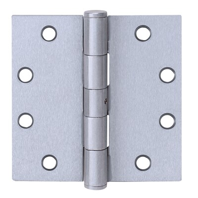 Tell 4.5 x 4.5 Inch Plain Bearing Door Hinge, Stainless Steel Finish 32D, Each (HG100315)