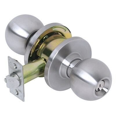 Tell Heavy Duty Commercial Entry Knob Lockset, Stainless Steel Finish 32D (CL100034)
