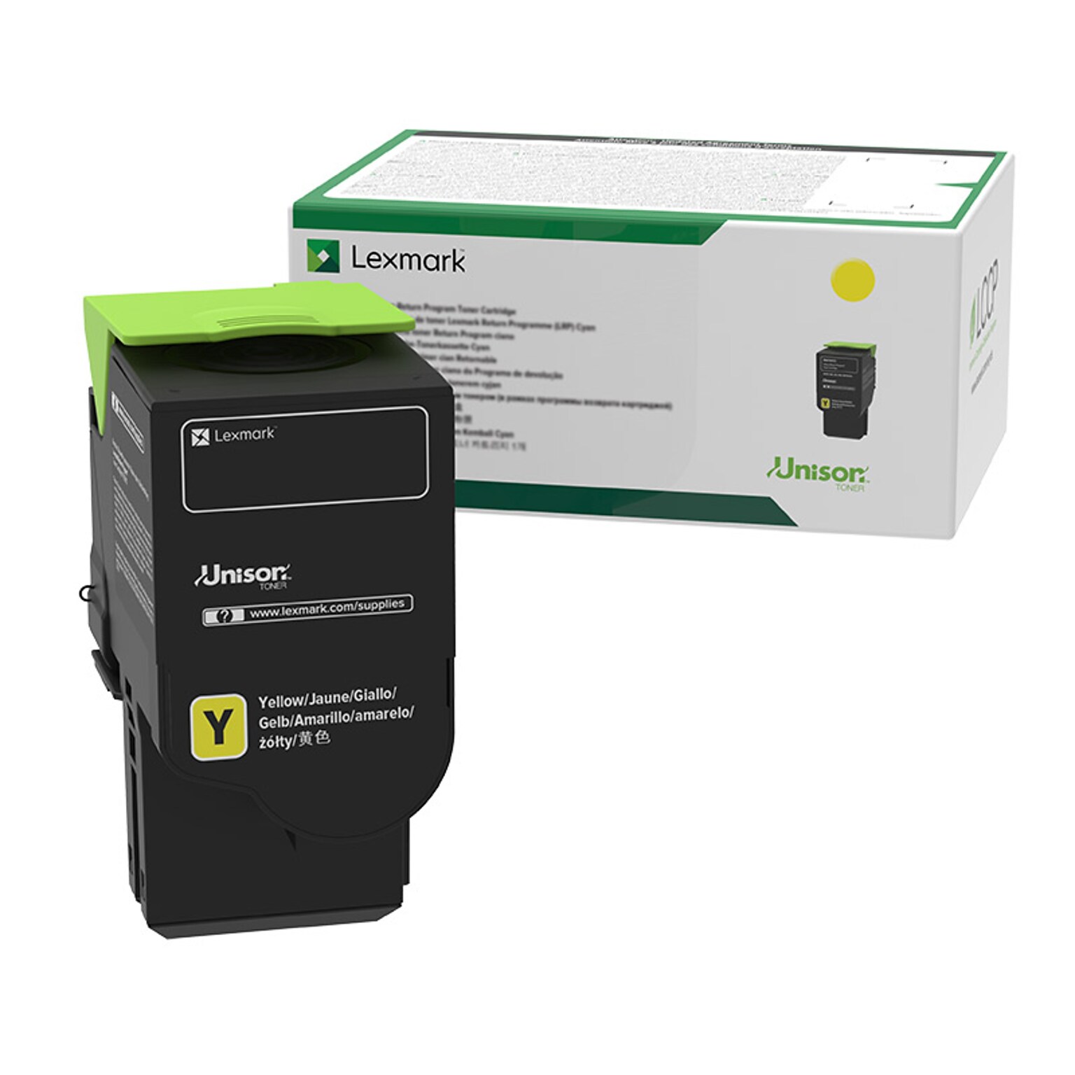 Lexmark C231HY0 Yellow High Yield Toner Cartridge