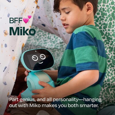 Miko 3 AI-Powered Smart Robot for Kids, Pixie Blue (EMK03B)