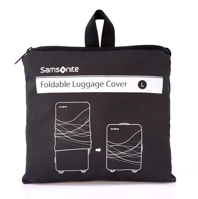 Samsonite Foldable Luggage Cover Large, Black (57549-1041)