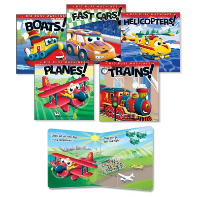 Busy Machines Board Book Set (9781617418723)