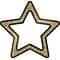 Carson-Dellosa Sparkle and Shine Gold Glitter Stars Cut-Outs, 36/Pack (120243)
