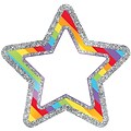 Sparkle and Shine Rainbow Glitter Stars Cut-Outs, 36/Pack (120246)