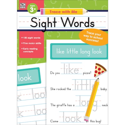 Sight Words (Trace with Me), Paperback, Ages 3+ (705220)