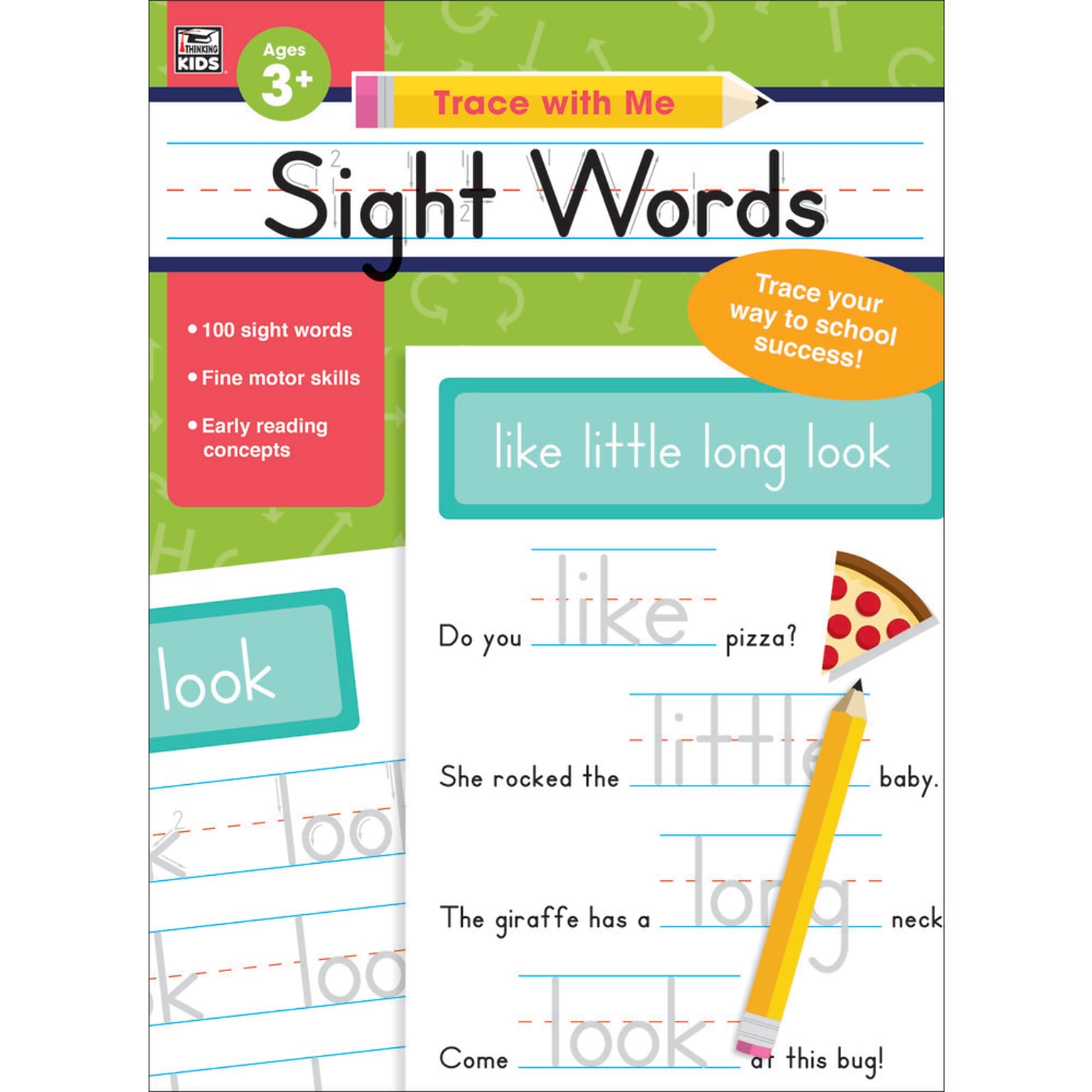 Sight Words (Trace with Me), Paperback, Ages 3+ (705220)