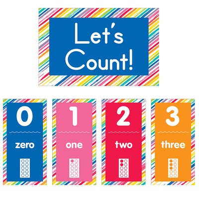Just Teach Number Cards Bulletin Board Set (110393)