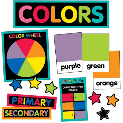 Just Teach Color Cards Mini Bulletin Board Set (110396)