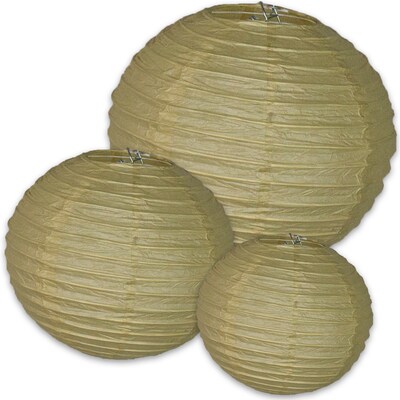 Kraft Paper Lanterns, 3/Pack (107002)