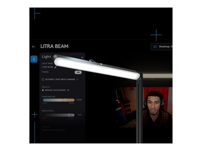 Logitech G Litra Beam Premium LED Gaming Key Light (946-000019)