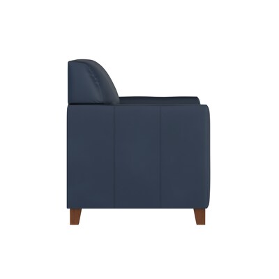 Flash Furniture HERCULES Diplomat Series LeatherSoft Guest Chair, Navy (BT8271NVY)
