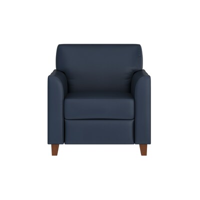 Flash Furniture HERCULES Diplomat Series LeatherSoft Guest Chair, Navy (BT8271NVY)