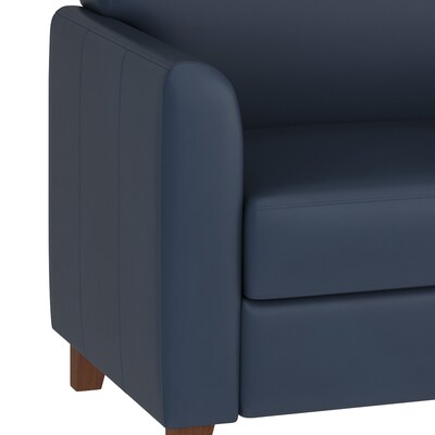 Flash Furniture HERCULES Diplomat Series 70" LeatherSoft Sofa, Navy (BT8273NVY)