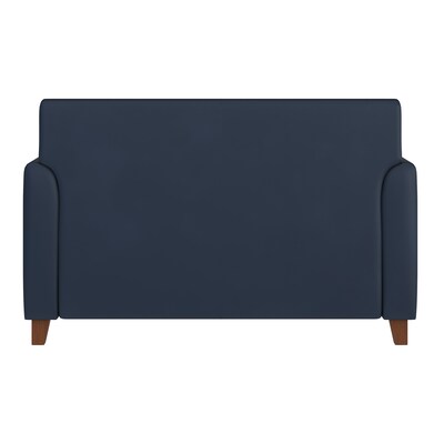 Flash Furniture HERCULES Diplomat Series 52" LeatherSoft Loveseat, Navy (BT8272NVY)