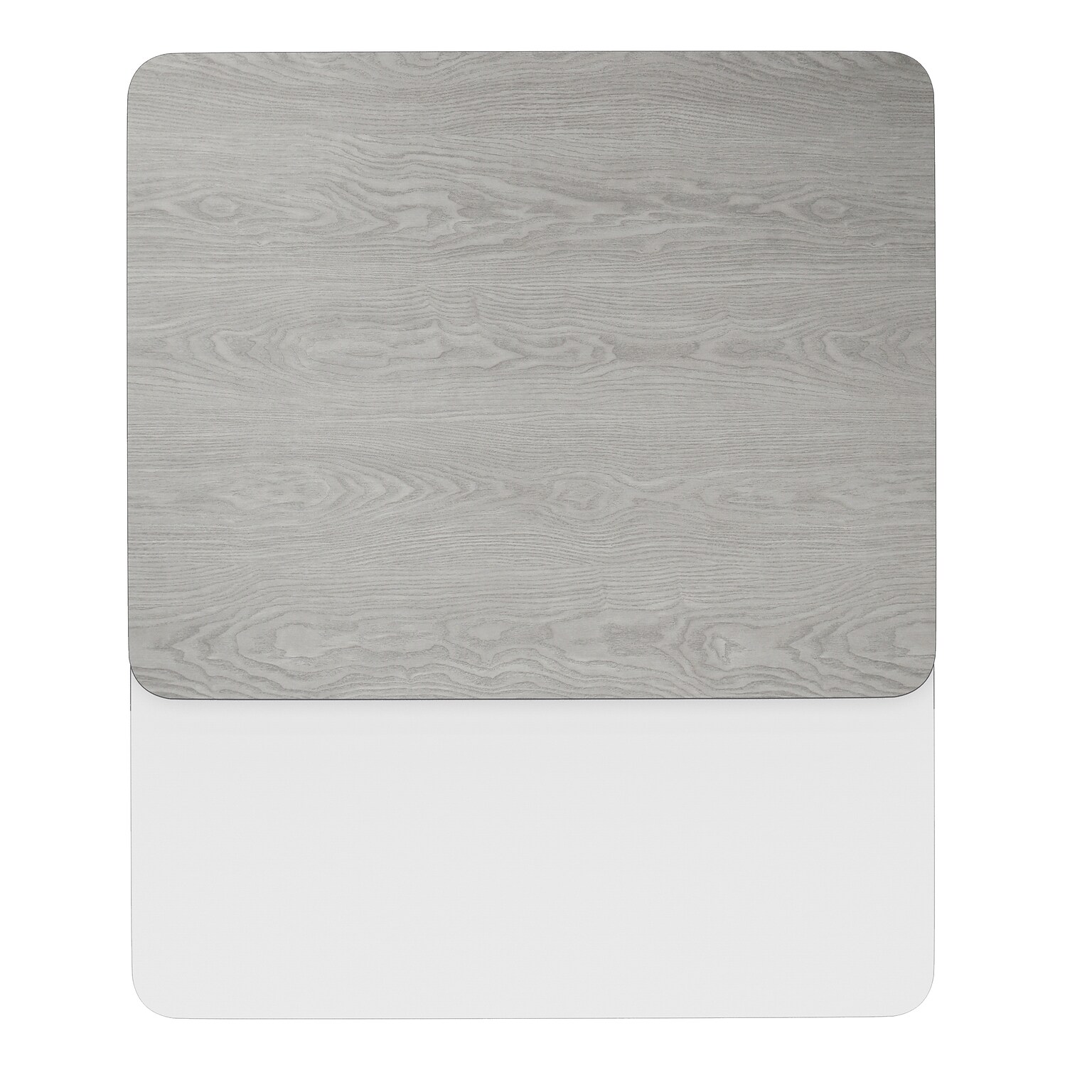 Flash Furniture Glenbrook 24W x 30D x 1.125 Thickness Reversible Table Top, Laminate, White or Gray (XUWHGY2430)