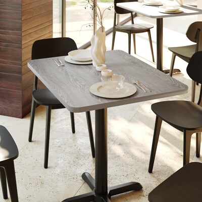 Flash Furniture Glenbrook 24W x 30D x 1.125 Thickness Reversible Table Top, Laminate, White or Gr