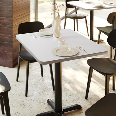 Flash Furniture Glenbrook 24"W x 30"D x 1.125" Thickness Reversible Table Top, Laminate, White or Gray (XUWHGY2430)