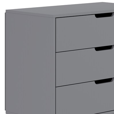 Flash Furniture Dallas Wooden 3-Drawer Dresser, Gray (MG900713CGY)