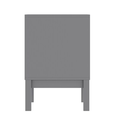 Flash Furniture Dallas 18.75"W x 15.75"D Wooden Nightstand with 2 Drawers, Gray (MG0900312NSGY)