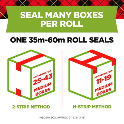 Scotch Sure Start Packing Tape, 1.88" x 54.6 yds., Clear (3450)