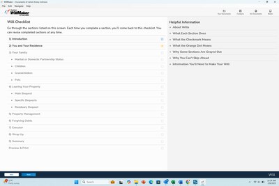Quicken WillMaker & Trust 2025 for 1 User, Windows/Mac, Download (IND945800V087)