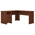 Bush Furniture Buena Vista 60W L Shaped Desk with Drawers, Serene Cherry (MY13630-03)