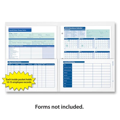 ComplyRight™ Confidential Employee Payroll Records Folder, Pack of 25 (A2317)