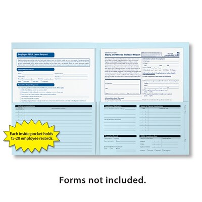 ComplyRight™ Expanded Confidential Employee Medical Records Folder, Pack of 25 (A3325)