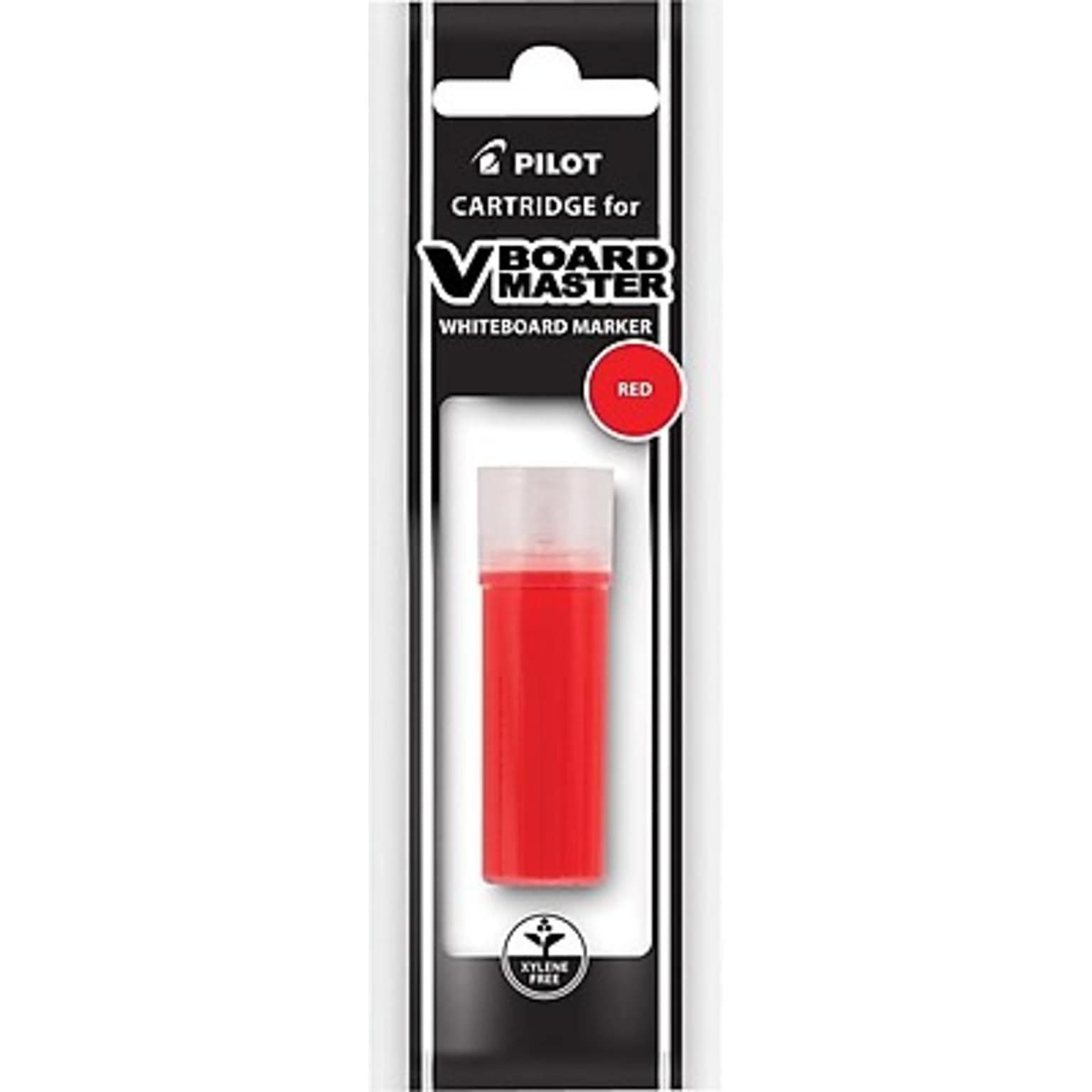 Pilot V Board Master BeGreen Dry Erase Marker Refill, Red, 12/Pk (43924)