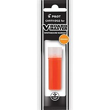 Pilot V Board Master Dry Erase Marker Refills, Orange Ink, Cartridge, 12/Pk (45926)