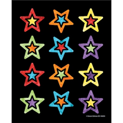 Carson-Dellosa Celebrate Learning Shape Stickers 72/Pack (168253)