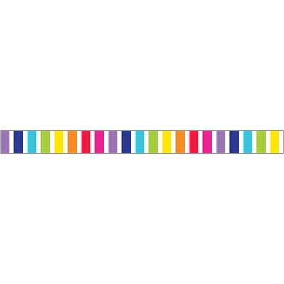 Stars Vertical Rainbow Stripes Straight Borders (108343)