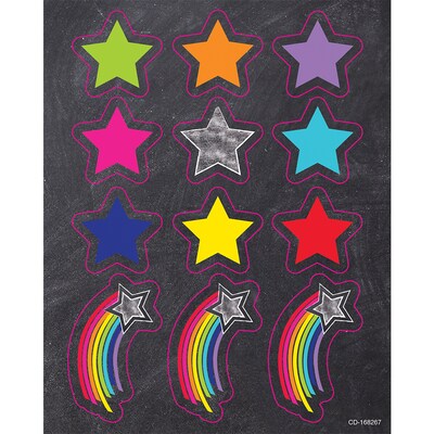 Schoolgirl Style Twinkle Twinkle Youre A STAR! Shape Stickers, 72/Pack (168267)