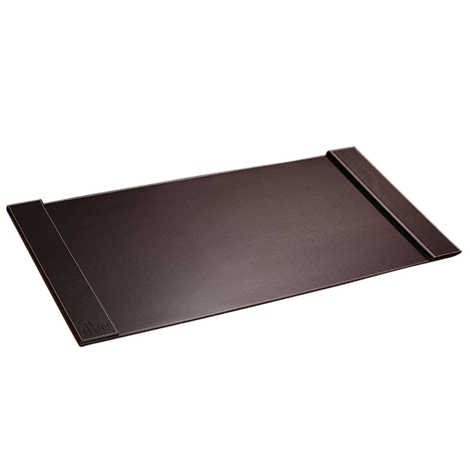 SUM Anti-Slip Wood Desk Pad with Side Rail, 34.5 x 24, Brown (OSCDPD001)