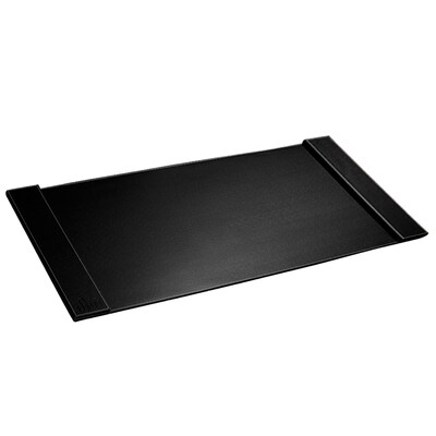 SUM Anti-Slip Wood Desk Pad with Side Rail, 34.5" x 24", Black (OSKDPD001)